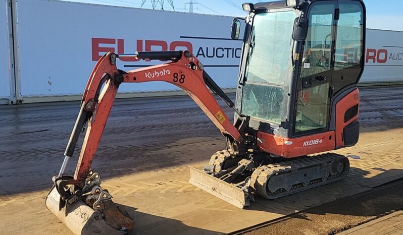 2018 Kubota KX018-4 Mini Excavators For Auction: Leeds – 5th, 6th, 7th & 8th March 2025 @ 8:00am