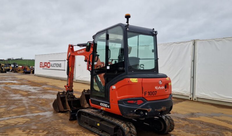 2020 Kubota KX030-4 Mini Excavators For Auction: Dromore – 21st & 22nd February 2025 @ 9:00am For Auction on 2025-02-22 full