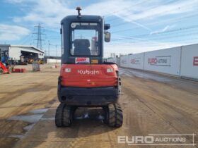 2016 Kubota KX61-3 Mini Excavators For Auction: Leeds – 5th, 6th, 7th & 8th March 2025 @ 8:00am full