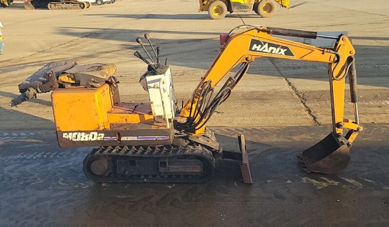 Hanix N080-2 Micro Excavators For Auction: Leeds – 5th, 6th, 7th & 8th March 2025 @ 8:00am full