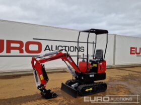 Unused 2024 Miva VA13 Micro Excavators For Auction: Dromore – 21st & 22nd February 2025 @ 9:00am For Auction on 2025-02-22