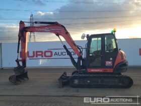 2019 Kubota KX080-4A 6 Ton+ Excavators For Auction: Leeds – 5th, 6th, 7th & 8th March 2025 @ 8:00am full