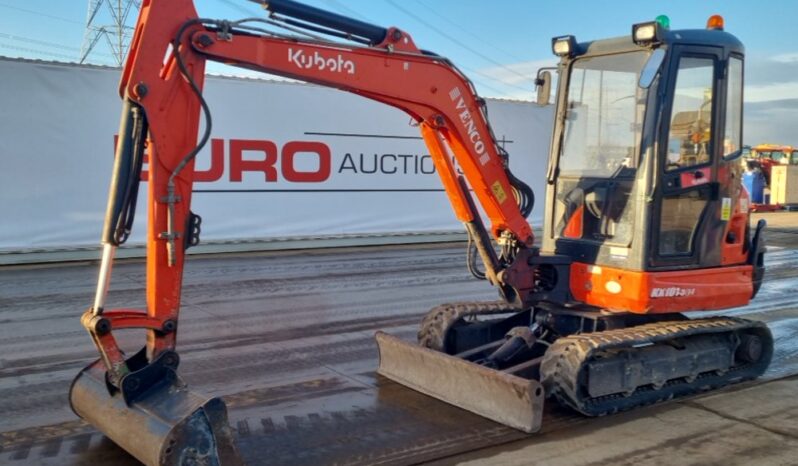 2017 Kubota KX101-3A4 Mini Excavators For Auction: Leeds – 5th, 6th, 7th & 8th March 2025 @ 8:00am