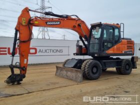 Doosan DX160W Wheeled Excavators For Auction: Leeds – 5th, 6th, 7th & 8th March 2025 @ 8:00am