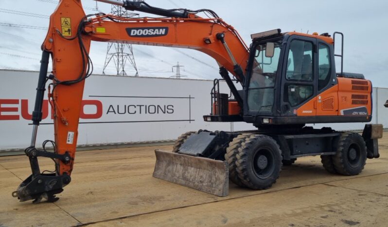 Doosan DX160W Wheeled Excavators For Auction: Leeds – 5th, 6th, 7th & 8th March 2025 @ 8:00am