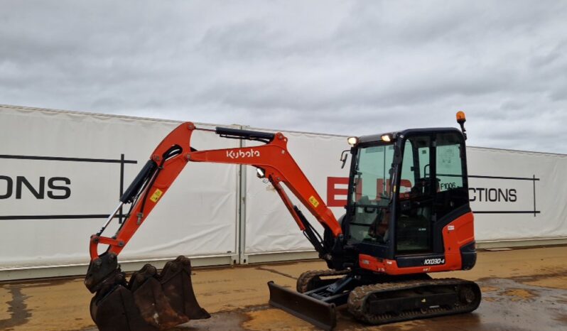 2020 Kubota KX030-4 Mini Excavators For Auction: Dromore – 21st & 22nd February 2025 @ 9:00am For Auction on 2025-02-22