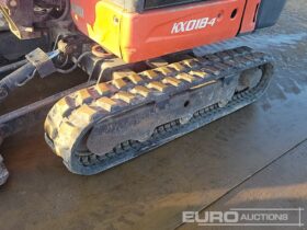 2013 Kubota KX018-4 Mini Excavators For Auction: Leeds – 5th, 6th, 7th & 8th March 2025 @ 8:00am full