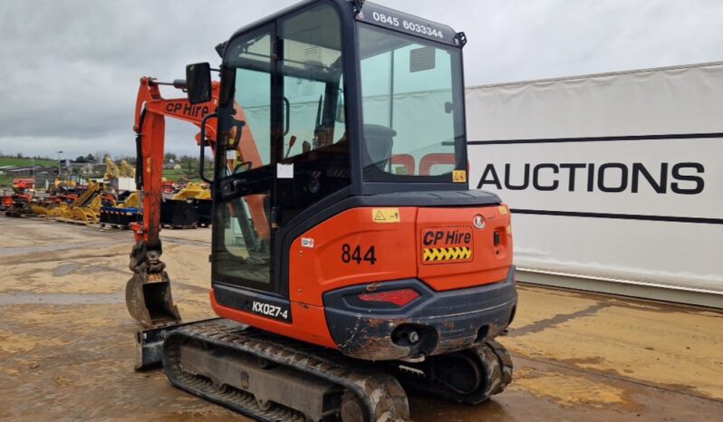 2019 Kubota KX027-4 Mini Excavators For Auction: Dromore – 21st & 22nd February 2025 @ 9:00am For Auction on 2025-02-22 full