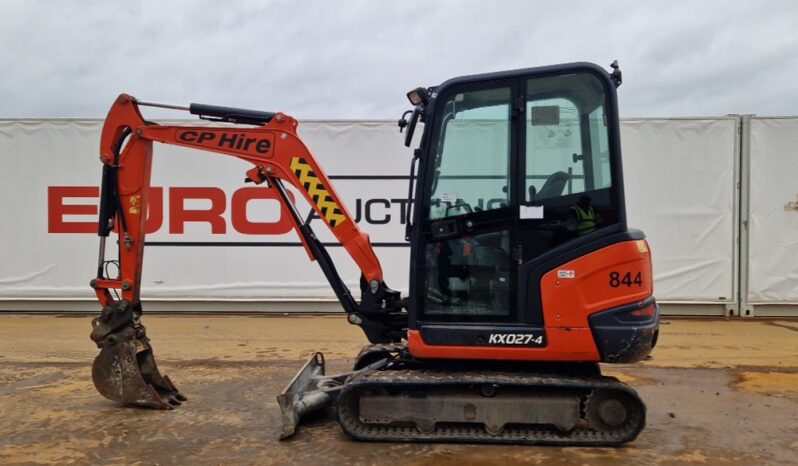 2019 Kubota KX027-4 Mini Excavators For Auction: Dromore – 21st & 22nd February 2025 @ 9:00am For Auction on 2025-02-22 full