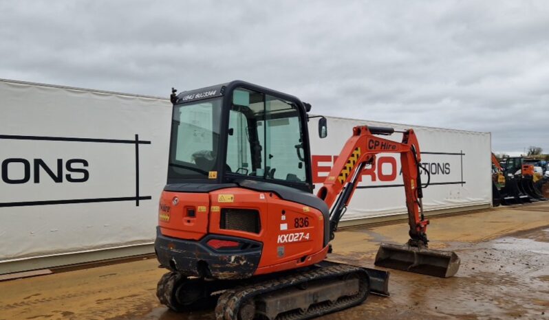 2019 Kubota KX027-4 Mini Excavators For Auction: Dromore – 21st & 22nd February 2025 @ 9:00am For Auction on 2025-02-22 full