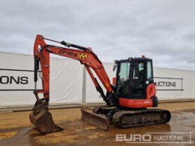 2018 Kubota U55-4 Mini Excavators For Auction: Dromore – 21st & 22nd February 2025 @ 9:00am For Auction on 2025-02-22