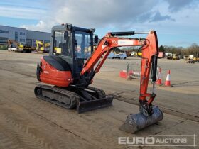 2016 Kubota KX61-3 Mini Excavators For Auction: Leeds – 5th, 6th, 7th & 8th March 2025 @ 8:00am full