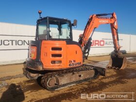 2016 Hitachi ZX65USB-5A CLP 6 Ton+ Excavators For Auction: Dromore – 21st & 22nd February 2025 @ 9:00am For Auction on 2025-02-22 full