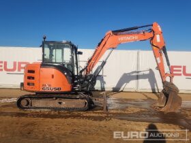 2016 Hitachi ZX65USB-5A CLP 6 Ton+ Excavators For Auction: Dromore – 21st & 22nd February 2025 @ 9:00am For Auction on 2025-02-22 full