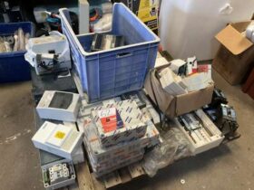 Pallet of Various New and Reclaimed Domestic and Industrial Electrical Equipment. No VAT On Hammer For Auction on 2025-02-20 For Auction on 2025-02-20