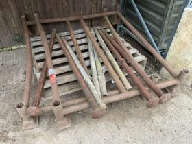 2 x Dismantled Steel Stillages. No VAT On Hammer For Auction on 2025-02-20 For Auction on 2025-02-20