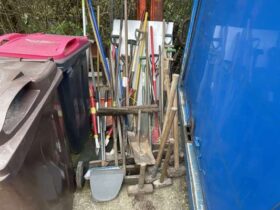 Lot of Groundworks Tools consisting of Shovels, Shears, Secateurs Etc. No VAT On Hammer For Auction on 2025-02-20 For Auction on 2025-02-20