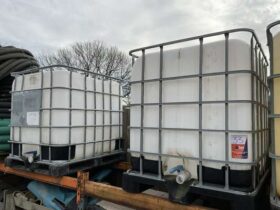 2 x IBC Tanks. No VAT On Hammer For Auction on 2025-02-20 For Auction on 2025-02-20