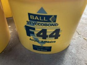 4 x Ball Styccobond Acrylic Adhesive 15L Tubs. No VAT On Hammer For Auction on 2025-02-20 For Auction on 2025-02-20 full