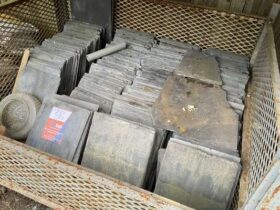 Stillage of Slate Roofing Tiles. No VAT On Hammer For Auction on 2025-02-20 For Auction on 2025-02-20 full