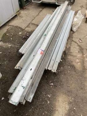 Quantity of Palisade Galvanised Fencing 2400mm and 1800mm High with Brackets and Fixings. No VAT On Hammer For Auction on 2025-02-20 For Auction on 2025-02-20 full