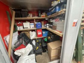 Guardian 6ft x 6ft Steel Container with Keys. Including Shelving but excluding Contents. No VAT On Hammer For Auction on 2025-02-20 For Auction on 2025-02-20 full