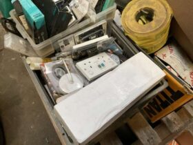 Pallet of Various New and Reclaimed Domestic and Industrial Electrical Equipment. No VAT On Hammer For Auction on 2025-02-20 For Auction on 2025-02-20 full