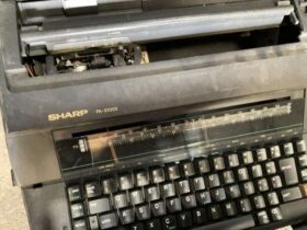 Sharp PA-3100S Electronic Typewriter 240V. No VAT On Hammer For Auction on 2025-02-20 For Auction on 2025-02-20 full