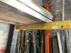 Free Standing Cantilever Racking Consisting of 3 x L Uprights 4000mm High x 1220mm Wide, 12 x 1000mm Arms. Total Width 1850mm excluding Contents and other Lots. No VAT On Hammer For Auction on 2025-02-20 For Auction on 2025-02-20 full