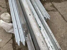 Quantity of Palisade Galvanised Fencing 2400mm and 1800mm High with Brackets and Fixings. No VAT On Hammer For Auction on 2025-02-20 For Auction on 2025-02-20 full