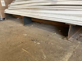 Free Standing Cantilever Racking Consisting of 3 x L Uprights 4000mm High x 1220mm Wide, 12 x 1000mm Arms. Total Width 1850mm excluding Contents and other Lots. No VAT On Hammer For Auction on 2025-02-20 For Auction on 2025-02-20 full