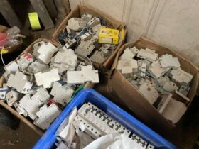 Pallet of Various New and Reclaimed Domestic and Industrial Electrical Equipment. No VAT On Hammer For Auction on 2025-02-20 For Auction on 2025-02-20 full