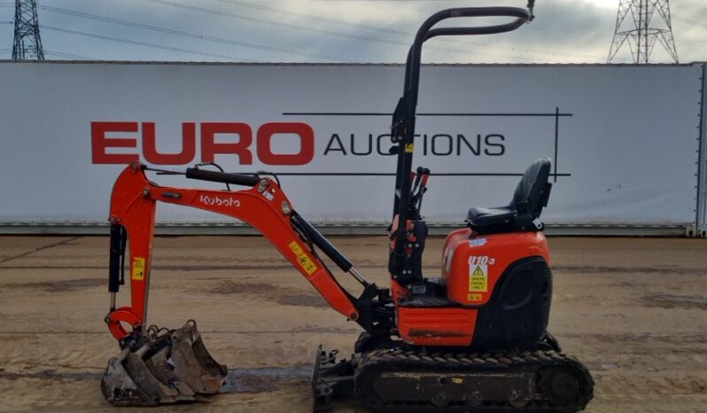 2019 Kubota U10-3 Mini Excavators For Auction: Leeds – 5th, 6th, 7th & 8th March 2025 @ 8:00am full