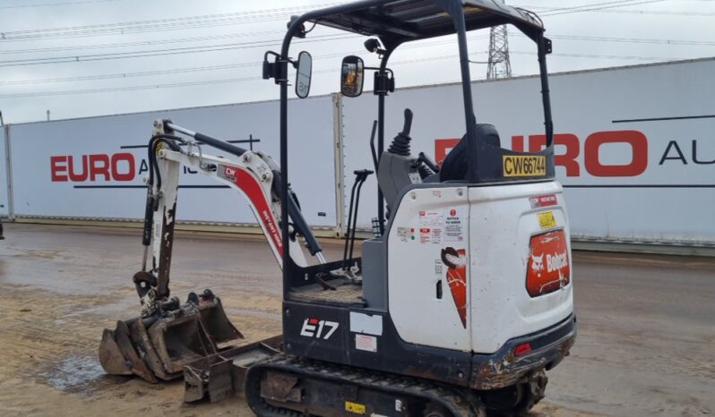 2021 Bobcat E17 Mini Excavators For Auction: Leeds – 5th, 6th, 7th & 8th March 2025 @ 8:00am full