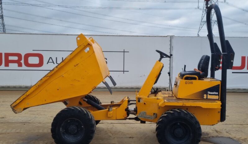 2013 Thwaites 3 Ton Site Dumpers For Auction: Leeds – 5th, 6th, 7th & 8th March 2025 @ 8:00am full