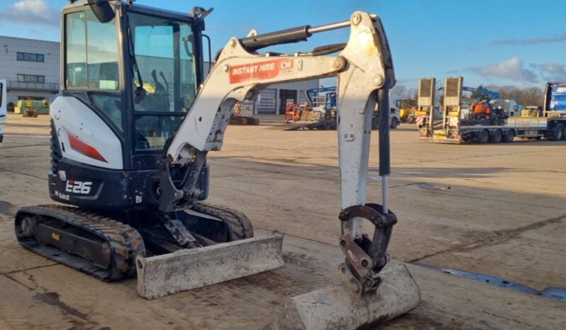 2021 Bobcat E26 Mini Excavators For Auction: Leeds – 5th, 6th, 7th & 8th March 2025 @ 8:00am full