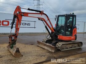 2016 Kubota U48-4 Mini Excavators For Auction: Leeds – 5th, 6th, 7th & 8th March 2025 @ 8:00am