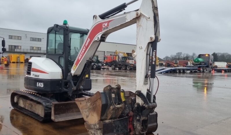 2020 Bobcat E45 Mini Excavators For Auction: Leeds – 5th, 6th, 7th & 8th March 2025 @ 8:00am full