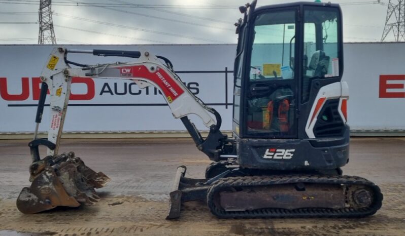 2021 Bobcat E26 Mini Excavators For Auction: Leeds – 5th, 6th, 7th & 8th March 2025 @ 8:00am full