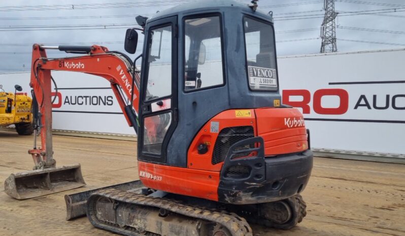 2015 Kubota KX101-3A3 Mini Excavators For Auction: Leeds – 5th, 6th, 7th & 8th March 2025 @ 8:00am full