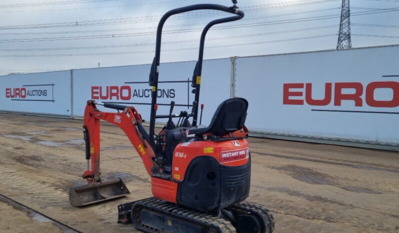 2020 Kubota U10-3 Mini Excavators For Auction: Leeds – 5th, 6th, 7th & 8th March 2025 @ 8:00am full