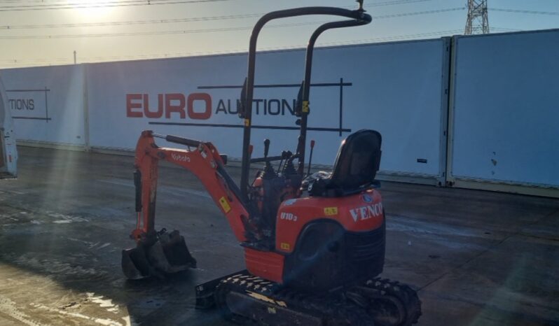 2018 Kubota U10-3 Mini Excavators For Auction: Leeds – 5th, 6th, 7th & 8th March 2025 @ 8:00am full