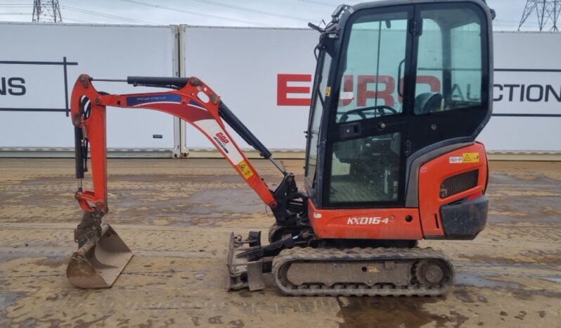 2017 Kubota KX016-4 Mini Excavators For Auction: Leeds – 5th, 6th, 7th & 8th March 2025 @ 8:00am full