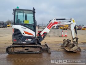 2021 Bobcat E26 Mini Excavators For Auction: Leeds – 5th, 6th, 7th & 8th March 2025 @ 8:00am full