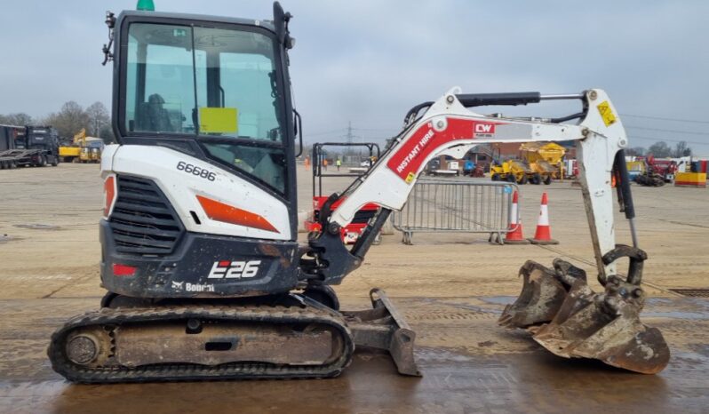 2021 Bobcat E26 Mini Excavators For Auction: Leeds – 5th, 6th, 7th & 8th March 2025 @ 8:00am full