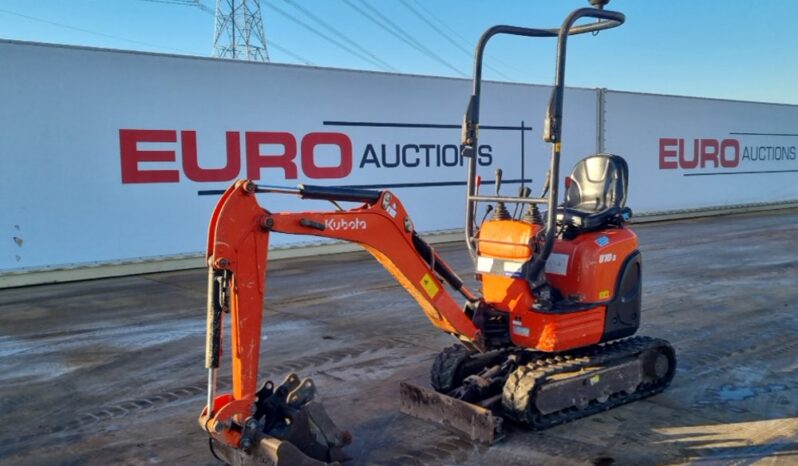 2018 Kubota U10-3 Mini Excavators For Auction: Leeds – 5th, 6th, 7th & 8th March 2025 @ 8:00am