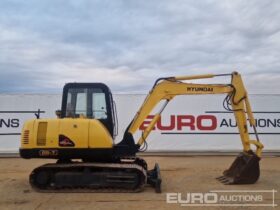 Hyundai R55-7 Mini Excavators For Auction: Dromore – 21st & 22nd February 2025 @ 9:00am For Auction on 2025-02-22 full