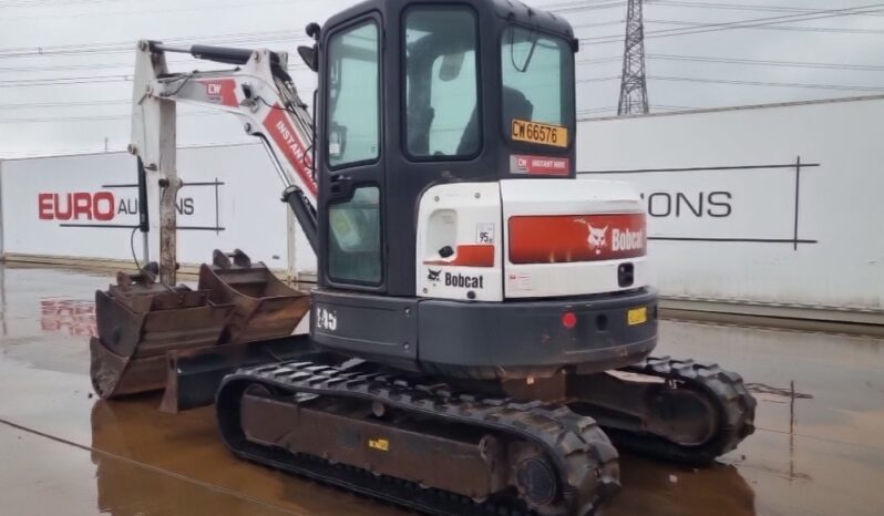 2020 Bobcat E45 Mini Excavators For Auction: Leeds – 5th, 6th, 7th & 8th March 2025 @ 8:00am full