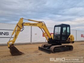 Hyundai R55-7 Mini Excavators For Auction: Dromore – 21st & 22nd February 2025 @ 9:00am For Auction on 2025-02-22