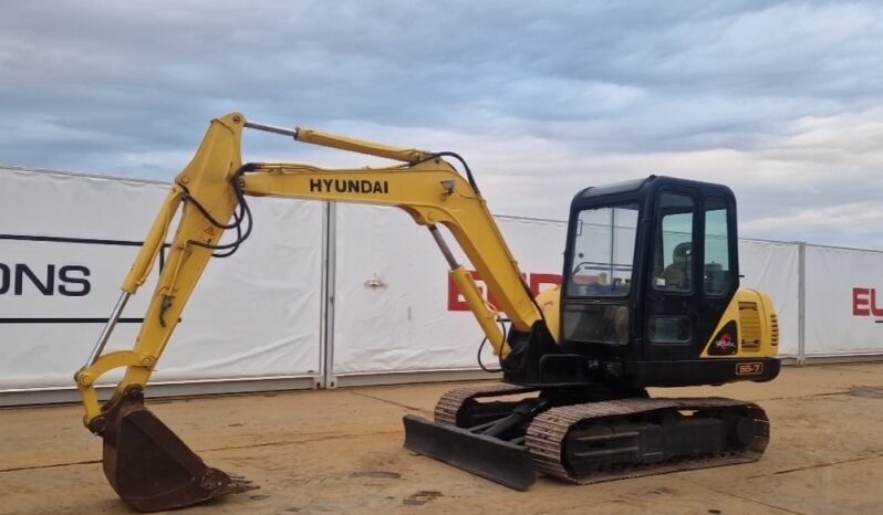 Hyundai R55-7 Mini Excavators For Auction: Dromore – 21st & 22nd February 2025 @ 9:00am For Auction on 2025-02-22